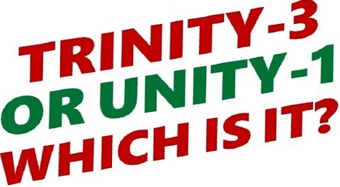 TRINITY vs UNITY: What the Bible Truly Teaches About God